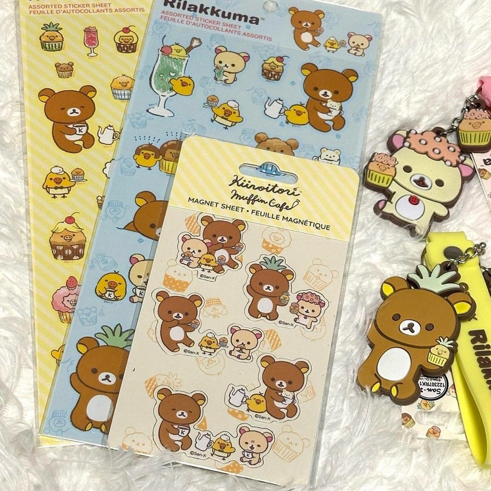 Rilakkuma dessert set